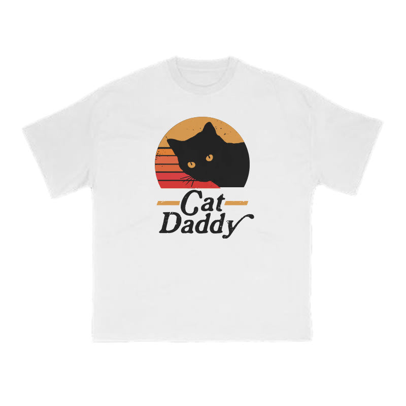 Unisex Cat Daddy Print T-shirt