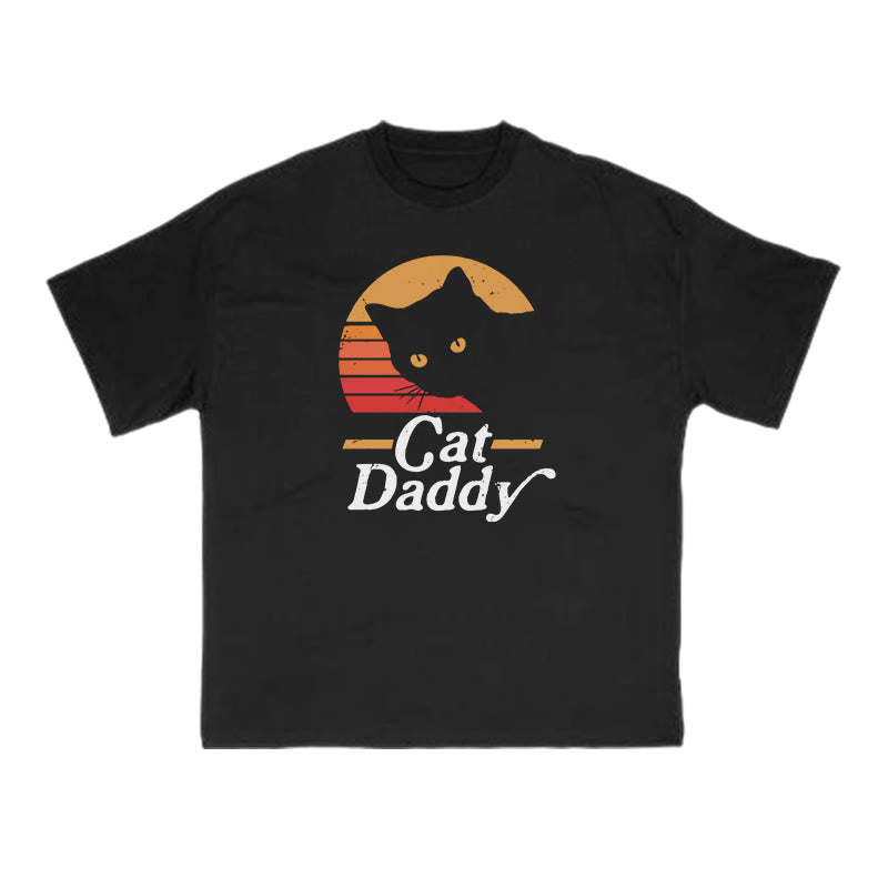 Unisex Cat Daddy Print T-shirt