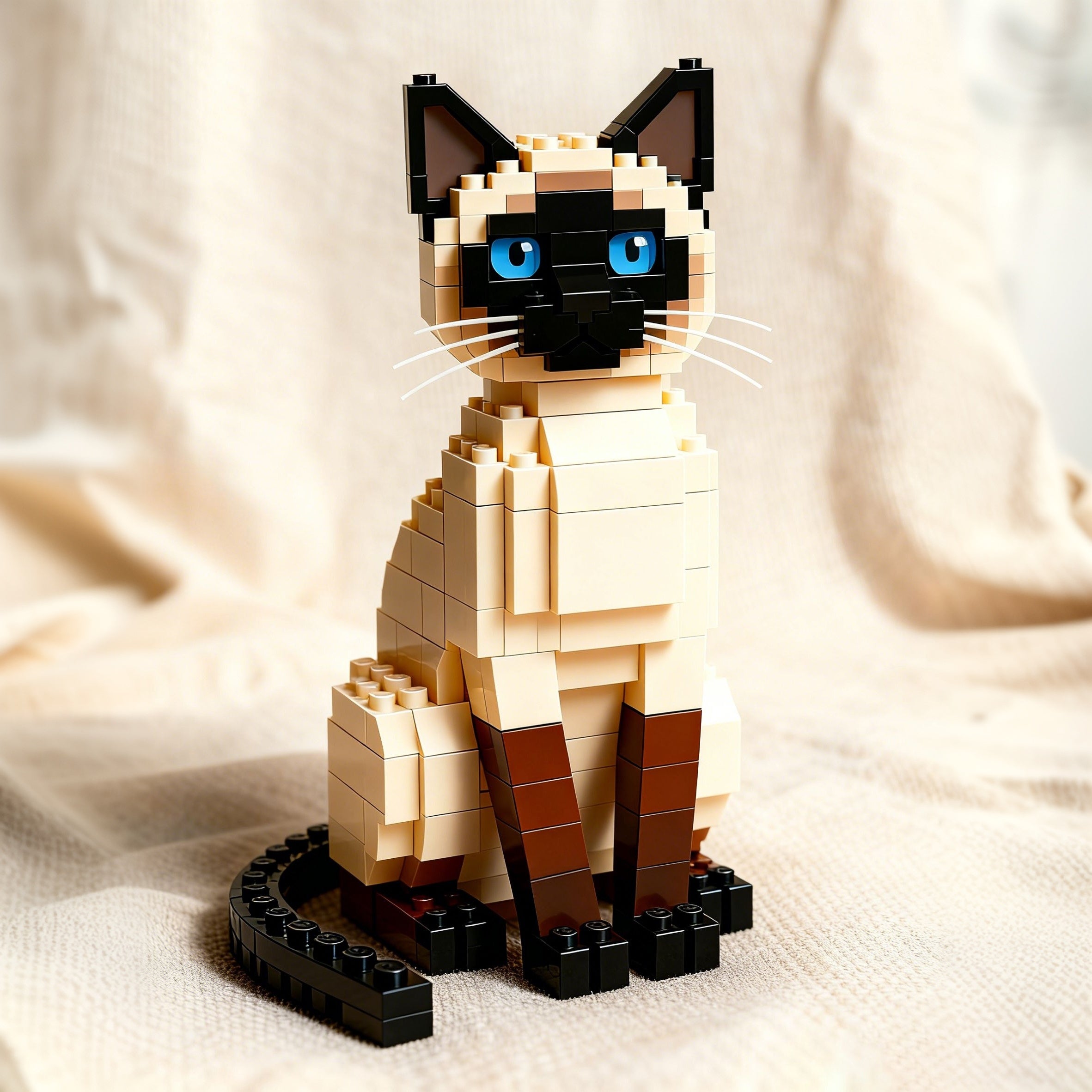 Brick Cats โ Siamese Cat Building Kit