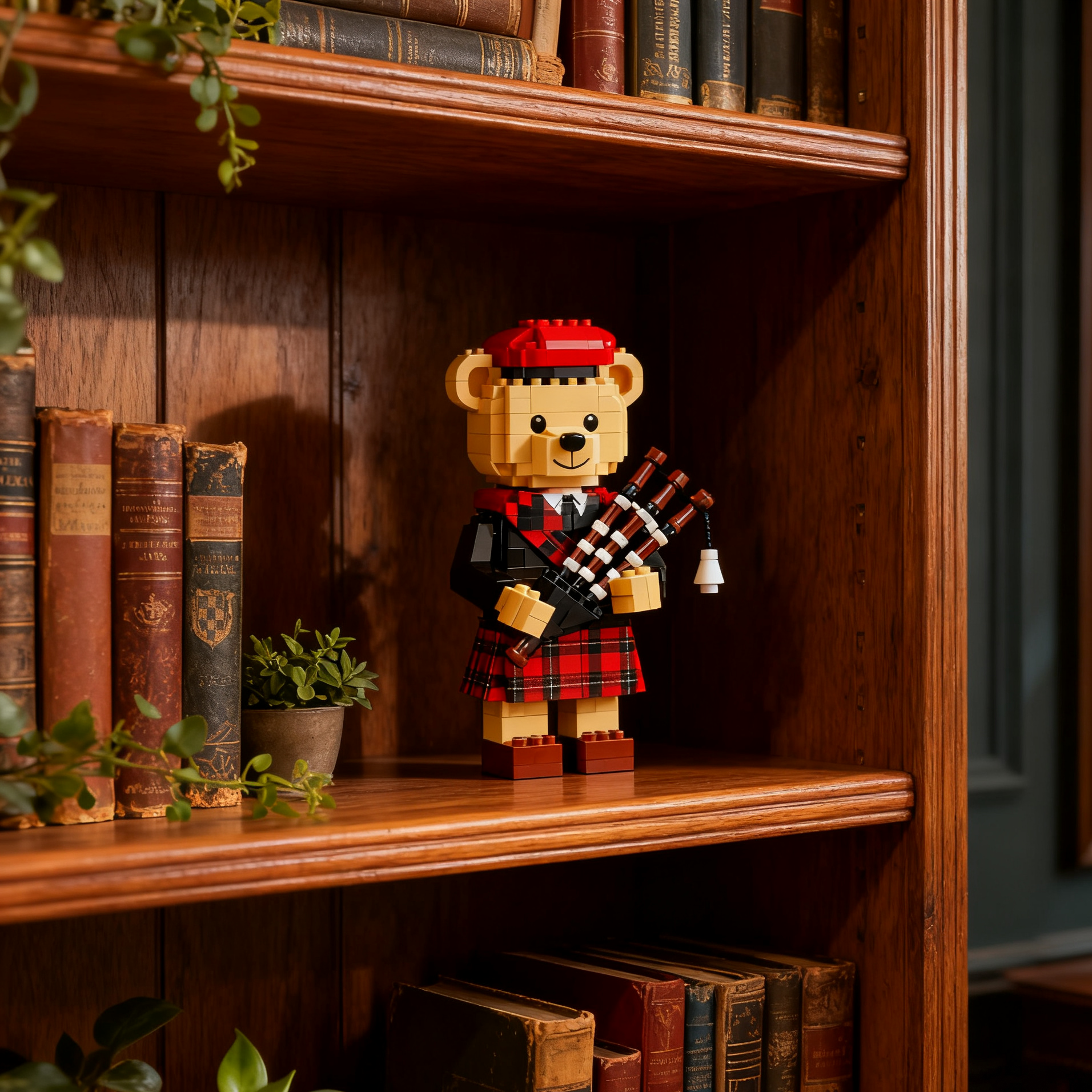 2025 Limited Edition--Scottish Bagpiper Bear Brick