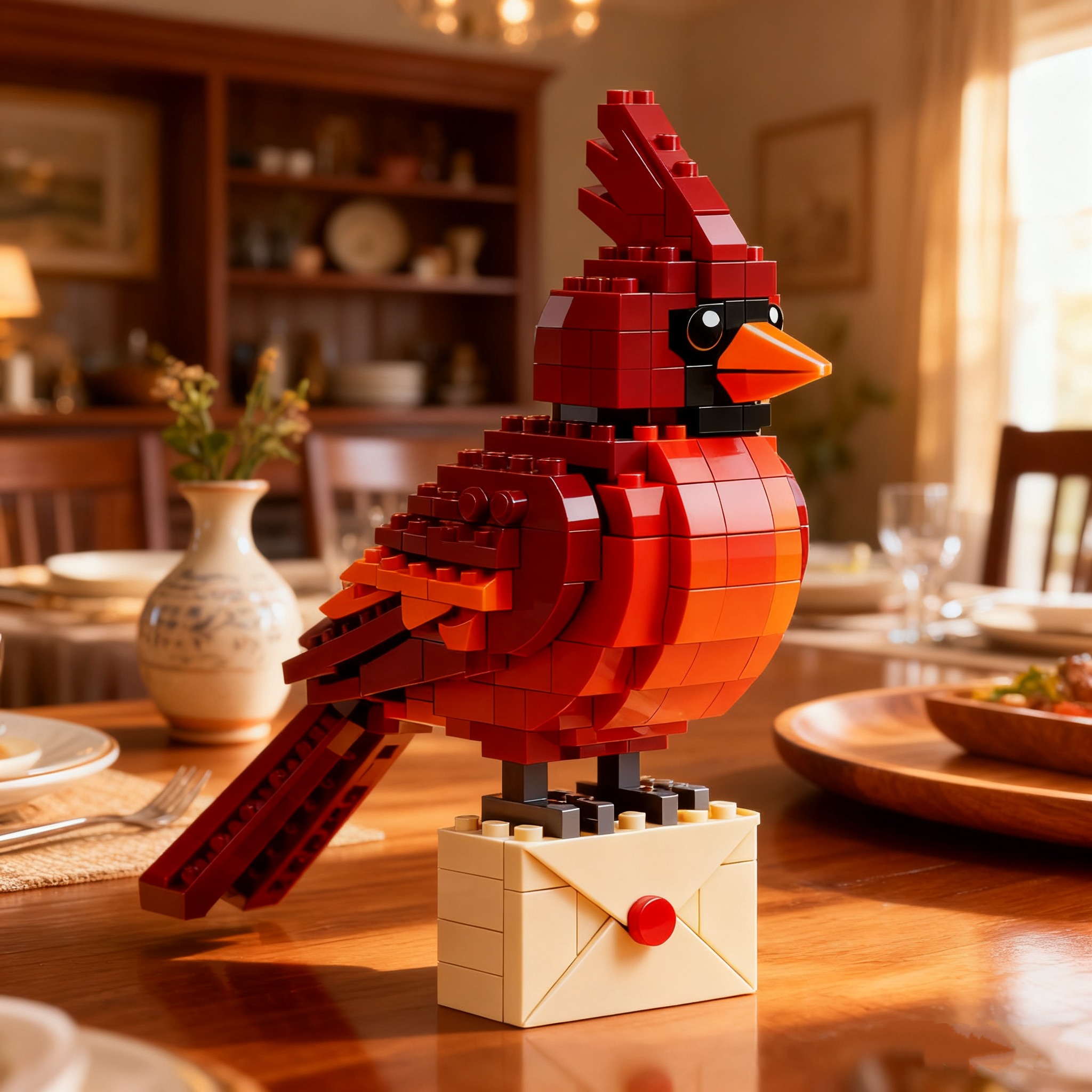 情感支持紅雀積木套裝