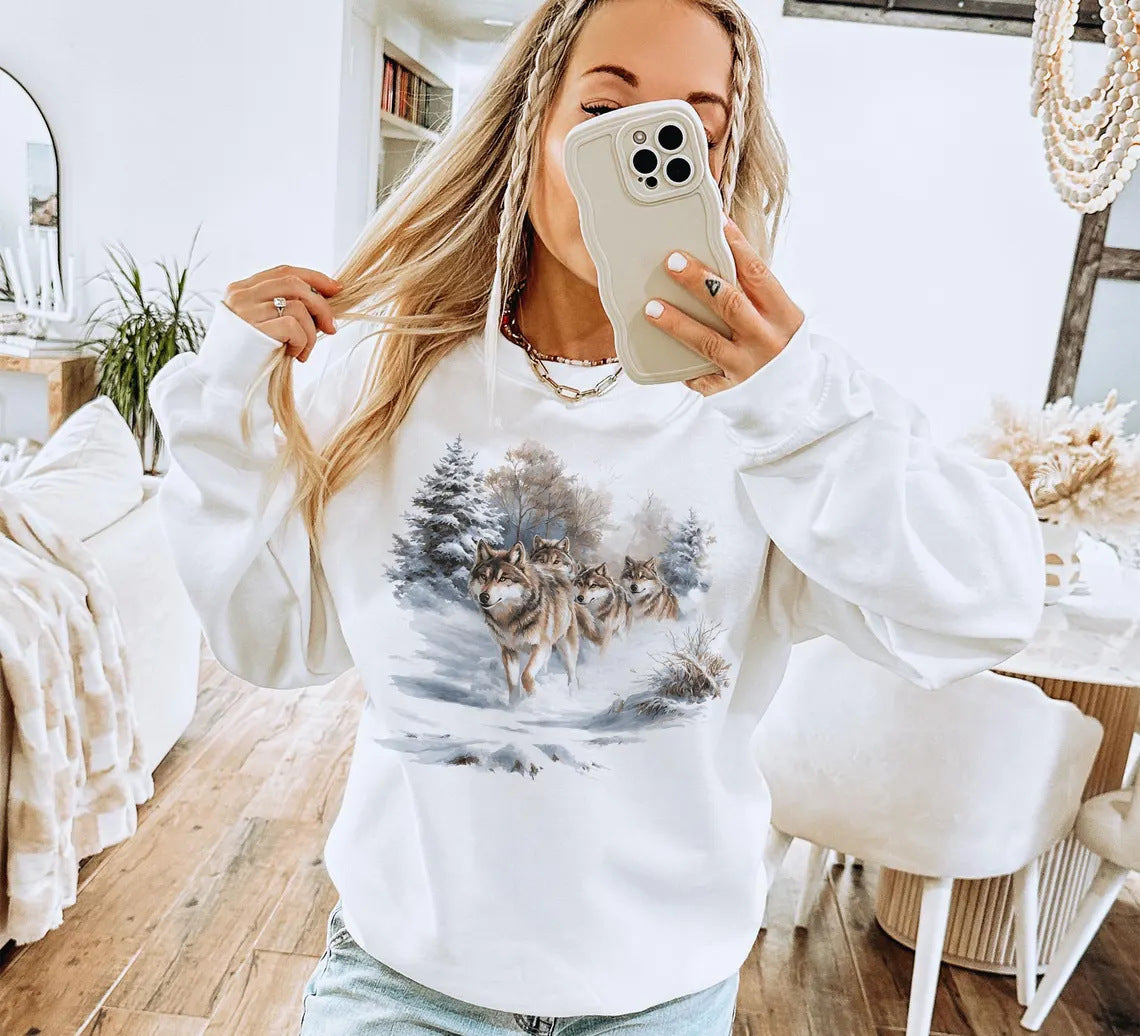 Wildlife Series Women's Crew Neck Sweatshirt