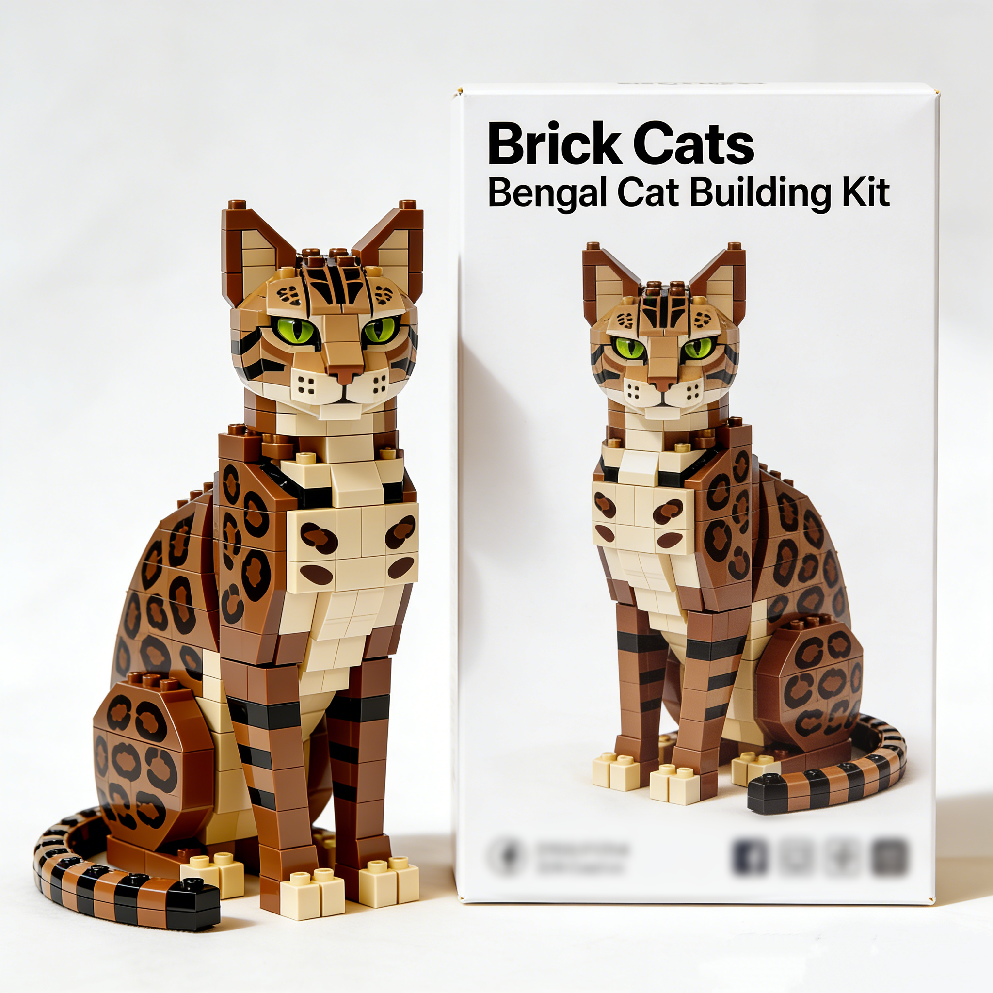 Brick Cats โ Bengal Cat Building Kit