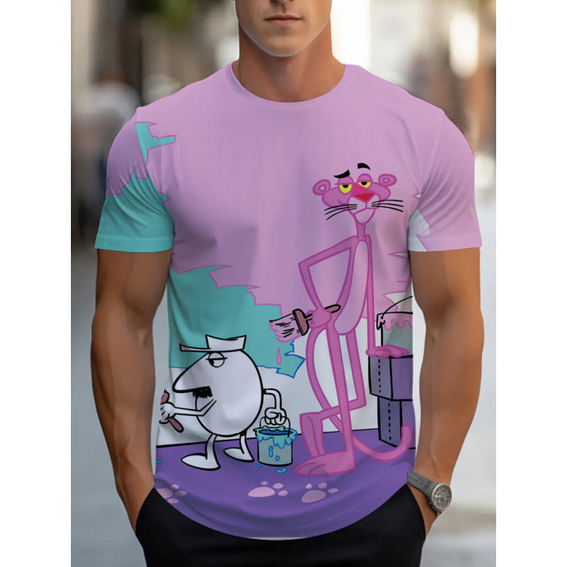 Men's cat and animal print T-shirts