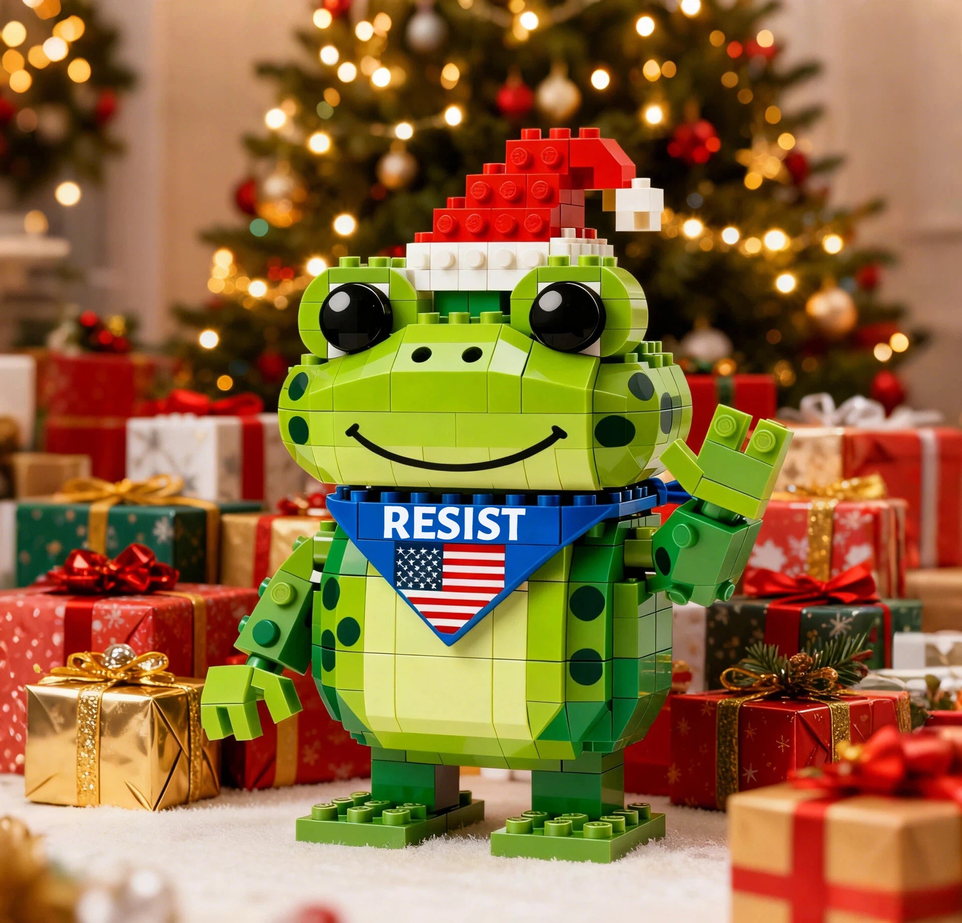 Portland Free Frog Brick Set - 2025 Christmas Limited Edition๐ธ