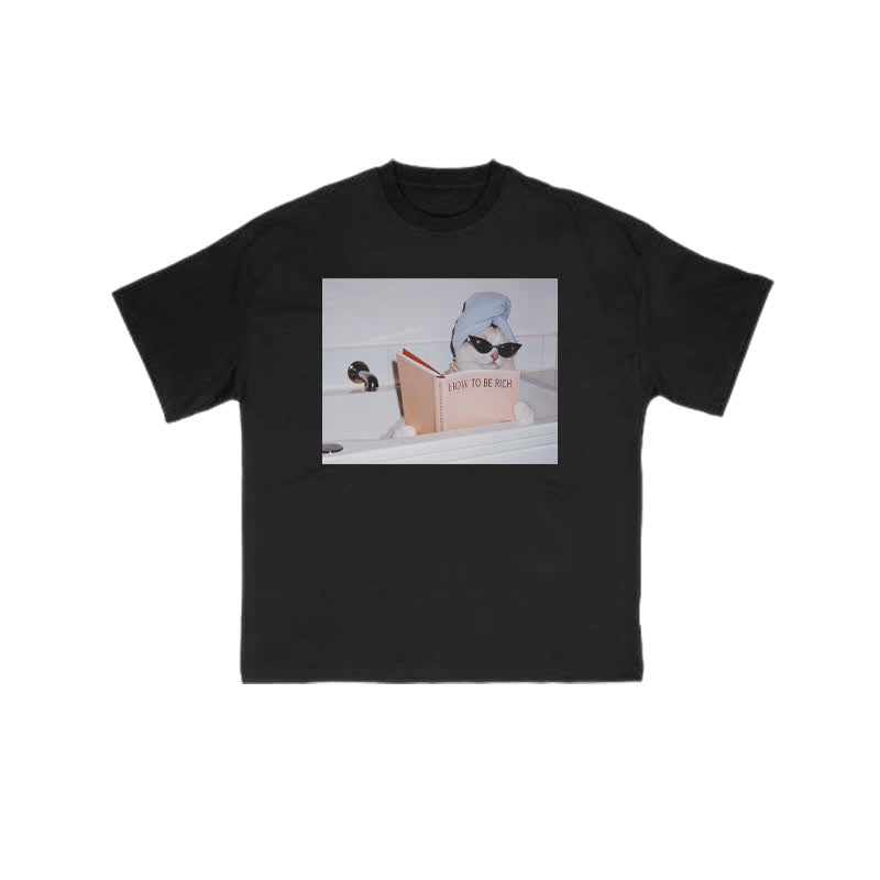Unisex How To Be Rich Print T-shirt