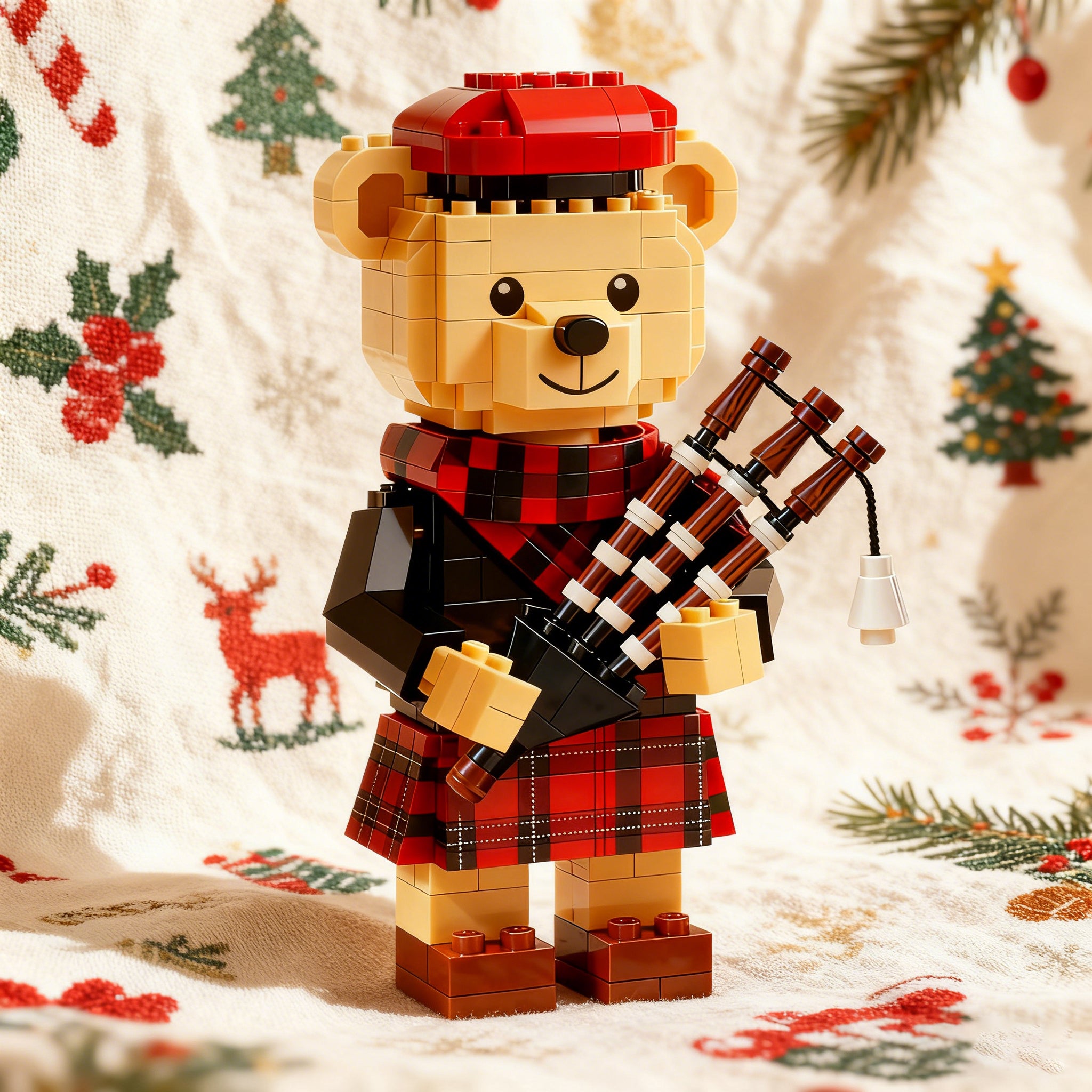 2025 Limited Edition--Scottish Bagpiper Bear Brick
