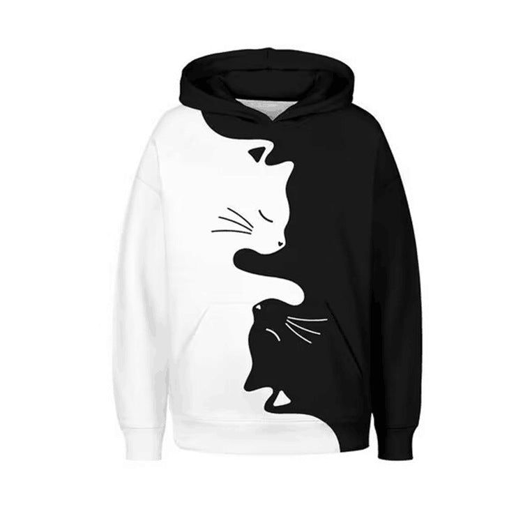 Cat Lover 3D Printed Hooded Jacket